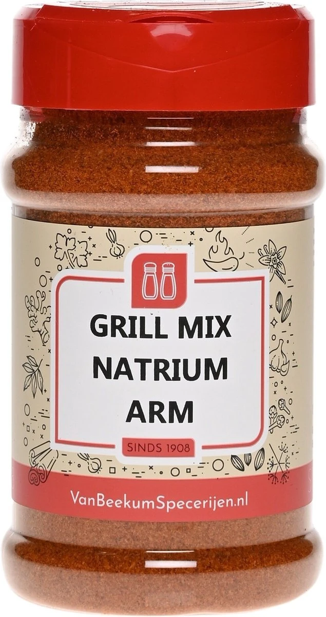 Van Beekum Specerijen - Grill Mix Natrium Arm - Strooibus 150 gram