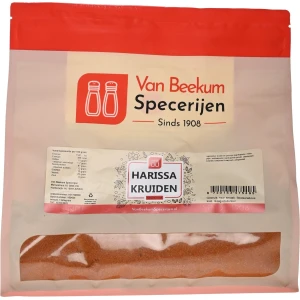Van Beekum Specerijen - Harissa Kruiden - 1 kilo (hersluitbare stazak)