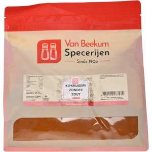 Van Beekum Specerijen - Kipkruiden Zonder Zout - 1 kilo (hersluitbare stazak)