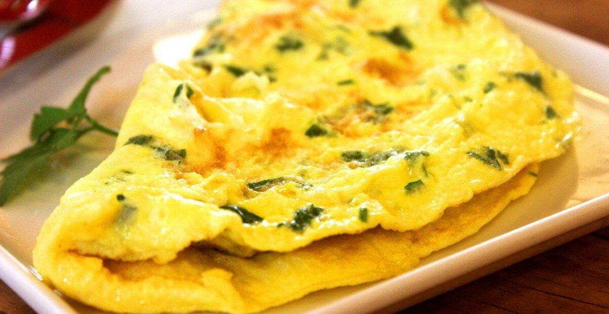 spinazie omelet