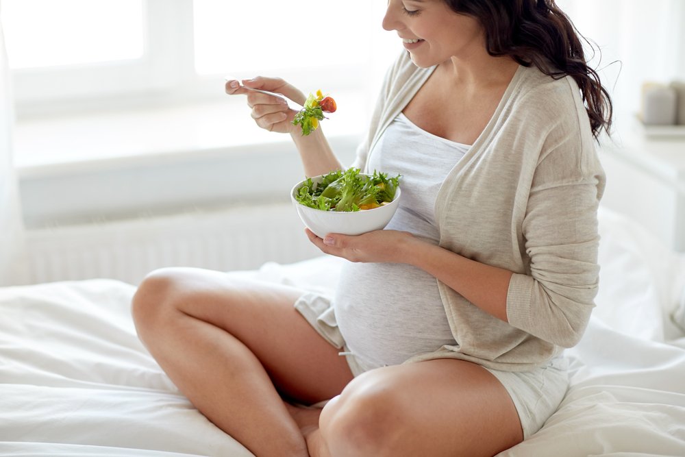 Zoutarm eten tijdens de zwangerschap