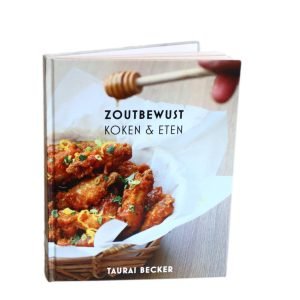 Kookboek zoutbewust koken en eten - auteur Taurai Becker