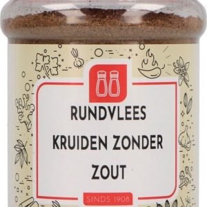 Van Beekum Specerijen - Rundvlees Kruiden Zonder Zout - Strooibus 130 gram