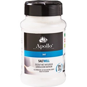 Apollo Kruidenmix saltwell zeezout natriumarm - Bus 500 gram