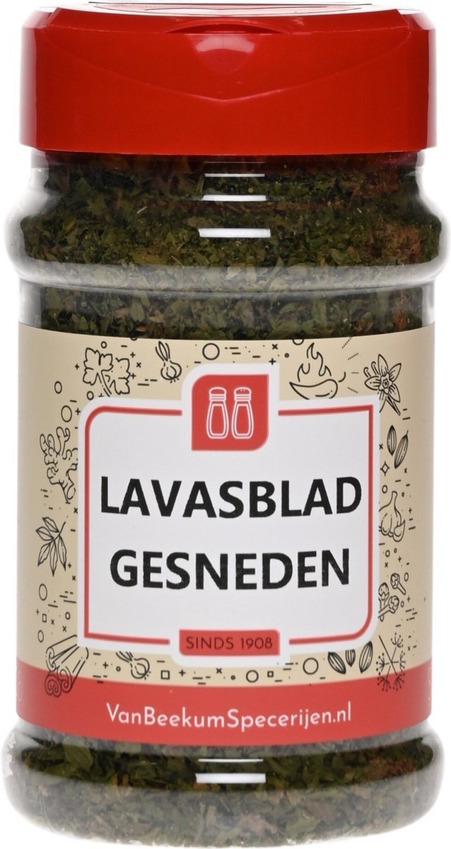 Van Beekum Specerijen - Lavasblad Gesneden - Strooibus 40 gram